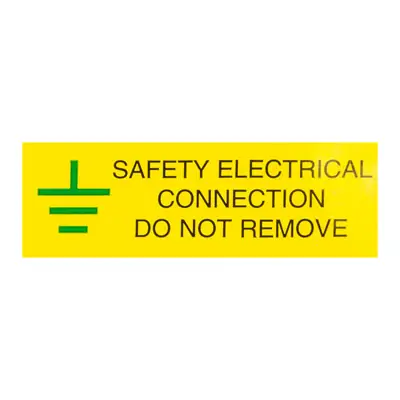 Read more on Industrial Signs IS64250R | Self Adhesive Electrical Connection Do Not Remove Label 75x25mm Roll of 250