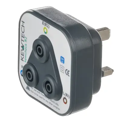 Kewtech KEWCHECK R2 | Mains Socket Circuits Testing Adaptor, Fast & Secure
