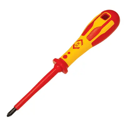 Read more on CK T49142-1 | 5x80mm 1000v Insulated PH VDE Electrician Screwdriver with Soft Grip