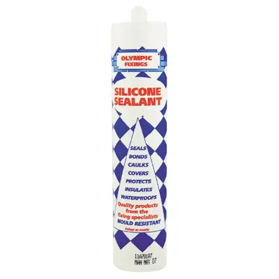 Olympic Fixings 238-502-010 | C3 Multi Purpose High Modulus Silicone Sealant, White