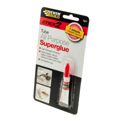 Olympic Fixings 238-519-020 | 3g Stick All Purpose Superglue Tube