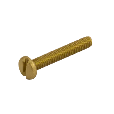 Read more on Unicrimp QMS4-25B | Brass Screws Slotted Panhead M4x25mm (Pack Of 100)