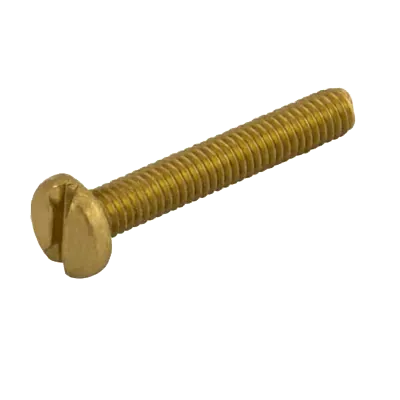 Read more on Unicrimp QMS4-40B | Brass Screws Slotted Panhead M4x40mm (Pack Of 100)