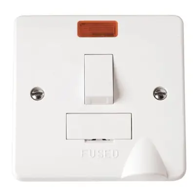 Read more on Click Scolmore CMA052 | Mode 13A Double Pole Switched Fused Spur with Neon and Flex Outlet, White