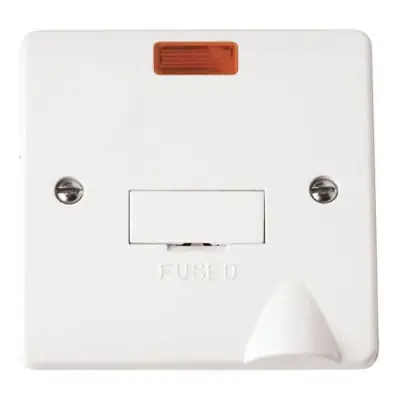 Read more on Click Scolmore CMA053 | Mode 13A Unswitched Fused Spur with Neon and Flex Outlet, White