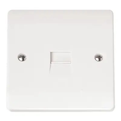 Read more on Click Scolmore CMA124 | Mode 1 Gang Secondary Telephone Socket, White