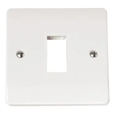 Read more on Click Scolmore CMA401 | Mode 1 Gang 1 Module Minigrid Front Plate