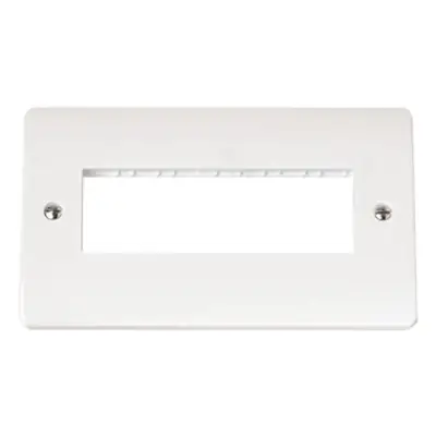 Read more on Click Scolmore CMA426 | Mode 2 Gang 6 Module Minigrid Front Plate