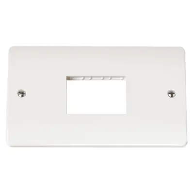Read more on Click Scolmore CMA432 | Mode 2 Gang 3 Module Minigrid Front Plate