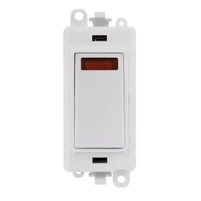 Read more on Click Scolmore GM2018NPW | Gridpro 20A Double Pole Switch with Neon Module, Polar White
