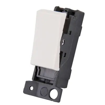 Read more on Click Scolmore MD018PW | Minigrid 13A Resistive Double Pole Switch Module