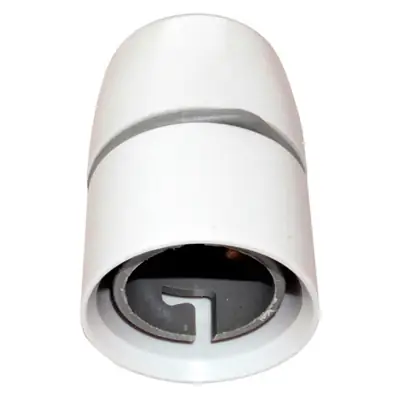 Click Scolmore PRC003 | T2 Rated Bayonet Cap Cord Grip Pendant Lampholder, White