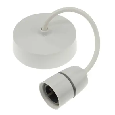 ffd6ee3d-1430-41a1-bce5-f06a2011972c_768_1024_1_VIEWPORT_DESKTOP-ProductImage Click Scolmore PRC031 | T2 Rated 6 Inch Pendant Set with Lampholder & Short Skirt, White