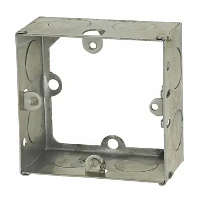 Green Brook 125EB | 25mm 1 Gang Extension Metal Back Box