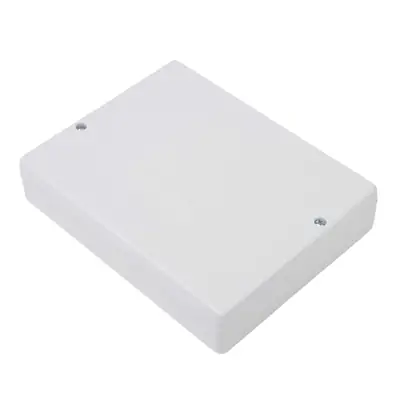 Hager J701 | Square Junction Box Without Terminals, White