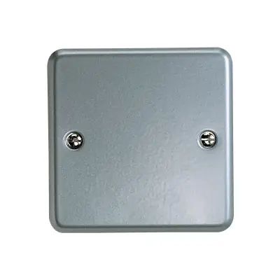 22422-2 MK K3390ALM | 1 Gang Blank Plate, Metal Clad