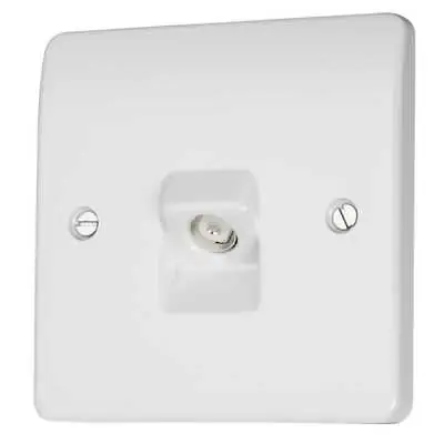 Read more on MK K3520WHI | Logic Plus 1 Gang Non Isolated TV/FM Co-Axial Socket, White