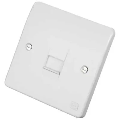 Read more on MK K427WHI | Logic Plus 1 Gang Secondary Telephone/Phone Socket, White