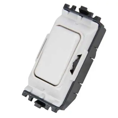 Read more on MK K4891WHI | Grid Plus 20A 1 Way Single Pole Grid Switch Module