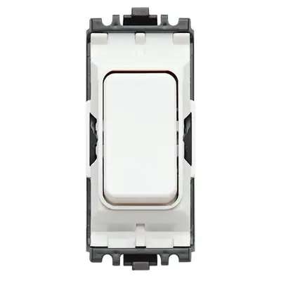 22483-2 MK K4896WHI | Grid Plus 20A 1 Way Double Pole Grid Switch