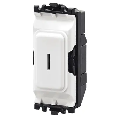 MK K4917WHI | Grid Plus 20A 1 Way Double Pole Key Grid Switch