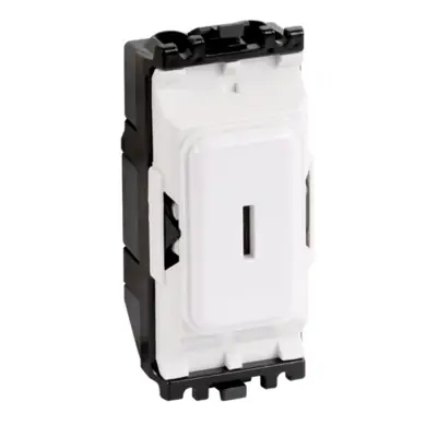 MK K4917WHI | Grid Plus 20A 1 Way Double Pole Key Grid Switch
