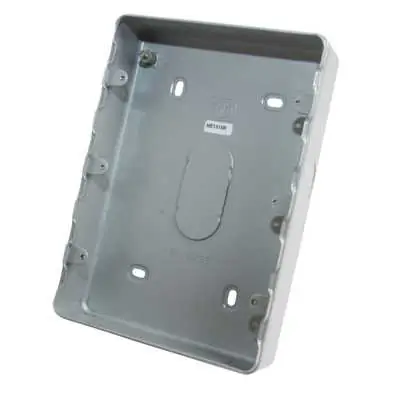 22508-2 MK K8895ALM | 40mm 9 + 12 Gang Electrical Surface Mounting Back Box with 5x20mm & 5x25mm Knockouts