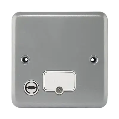 02efc32a-33fc-4764-84c6-41776c4e13d6_768_1024_1_VIEWPORT_DESKTOP-ProductImage MK K989ALM | 13A 1 Gang Double Pole Unswitched Fused Spur Connection Unit with Flex Outlet, Metal Clad