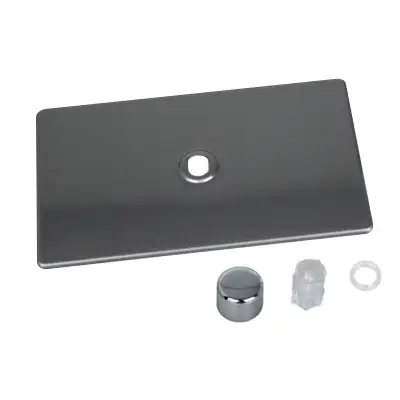 Read more on Varilight WDSD1S | 1 Gang Twin Plate Rotary Dimmer Matrix Kit, Screwless Brushed Steel