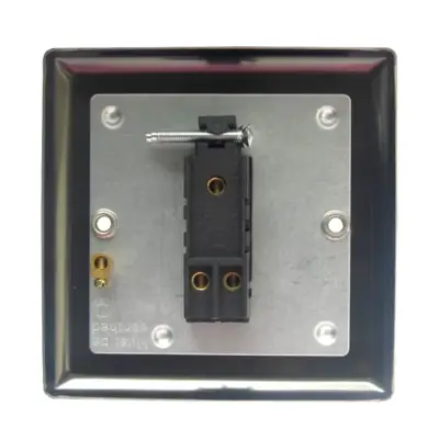 Varilight XC1W | 10A 1 Gang 1 or 2 Way Rocker Light Switch, Classic Mirror Chrome