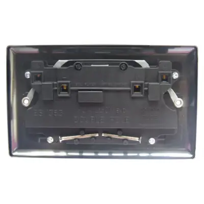 23971-2 Varilight XC5W | 13A 2 Gang Double Pole Switched Socket, Classic Mirror Chrome