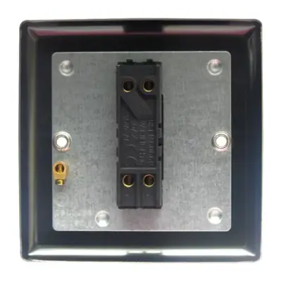 Varilight XC7W | 10A 1 Gang Rocker Light Switch, Classic Mirror Chrome