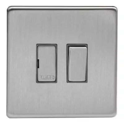 Read more on Varilight XDS6DS | 13A 1 Gang Double Pole Switched Fused Spur, Screwless Brushed Steel