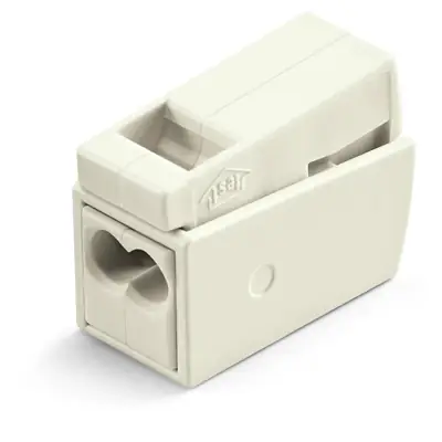 Wago 224-112 | 0.5mm - 2.5mm 3 Way Lighting Cable Connector, White (Pack of 100)
