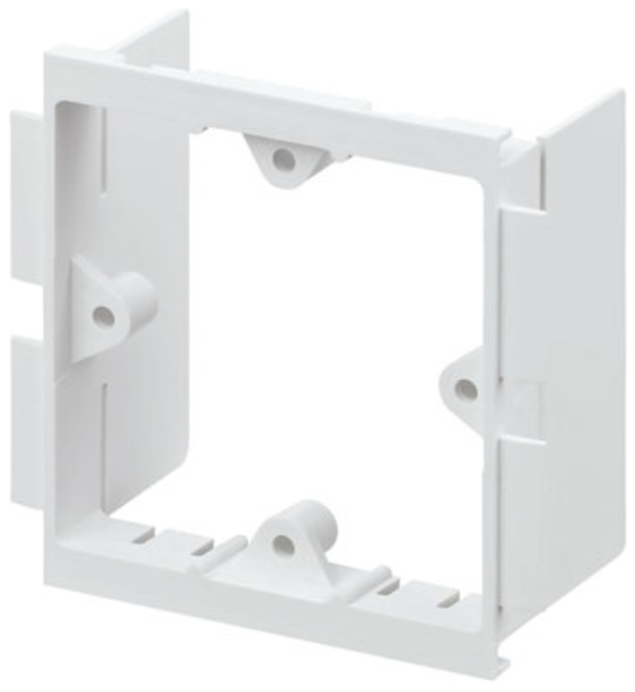 MK VP131WHI | Prestige 3D 1 Gang Back Box Mounting Frame, White - Go Sparky