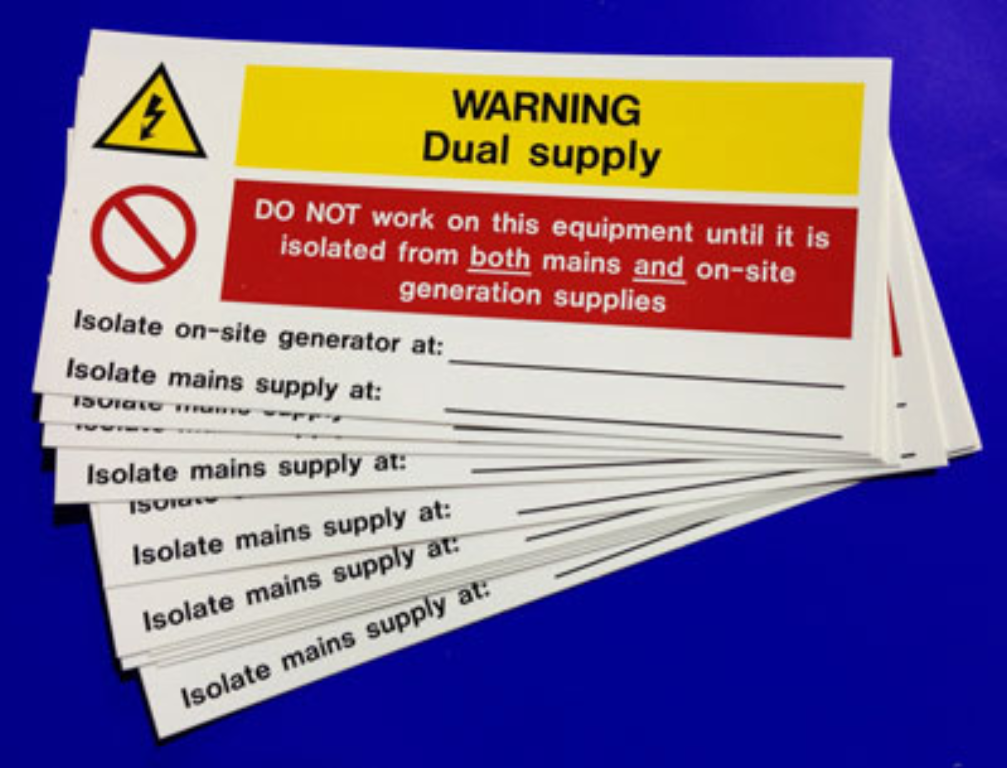 SmartSign Microwave In Use Label - 7x10 Inch Laminated Vinyl Caution Sign, Black & Yellow