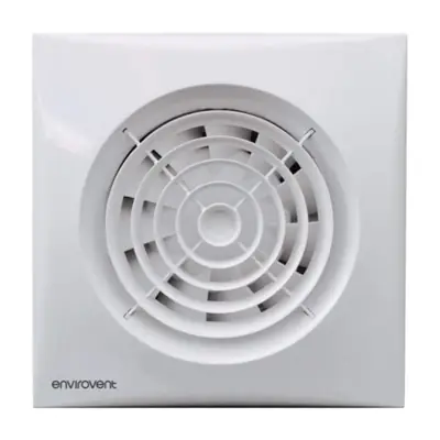 Envirovent SIL125T Ultra Quiet Toilet/Bathroom Fan with Timer.