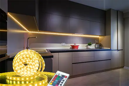 Transform Your Kitchen with LED Strip Lights