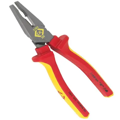CK 431002 185mm VDE Approved Fully Insulated Combination Pliers 