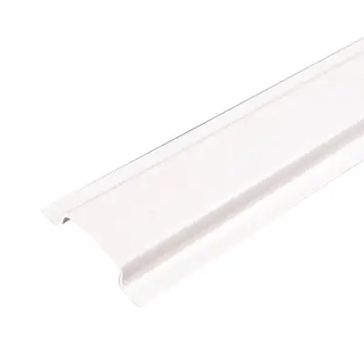 Marshall Tufflex ECC21WH 13mm x 8mm x 2m High Impact PVC-U Channel/Capping Trunking, White